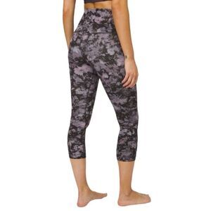 LULULEMON Align Pant II 23” in Floral Illusion Ice Grey Multi, 4